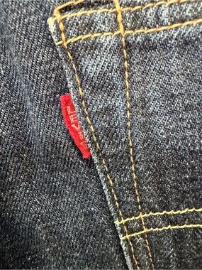 Vintage Levi’s redline selvedge, Big E, from the early 2000s. Made in Japan
